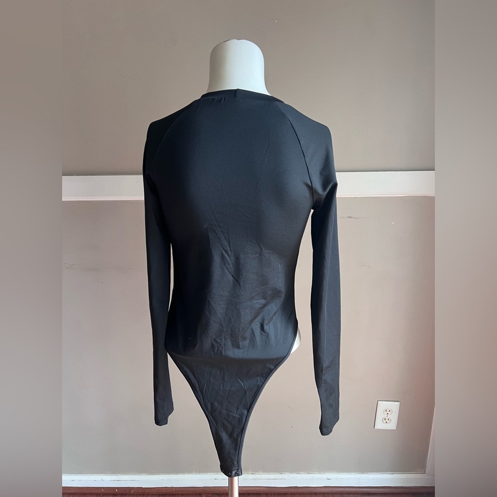 Black Long Sleeve Bodysuit - Picture 2 of 2